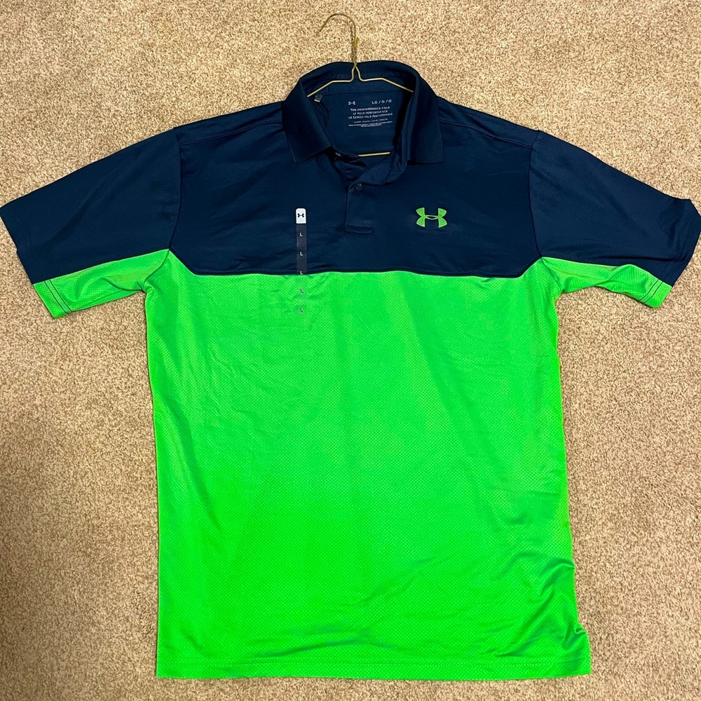 Mens Large Under Armour Performance Polo